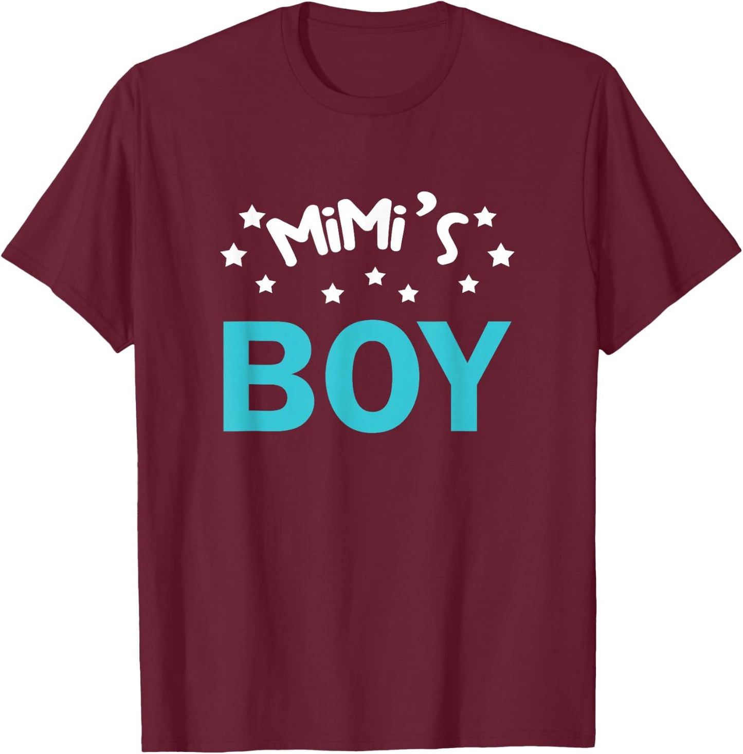 Mimi's Boy T-Shirt - T-Shirt | Maroon