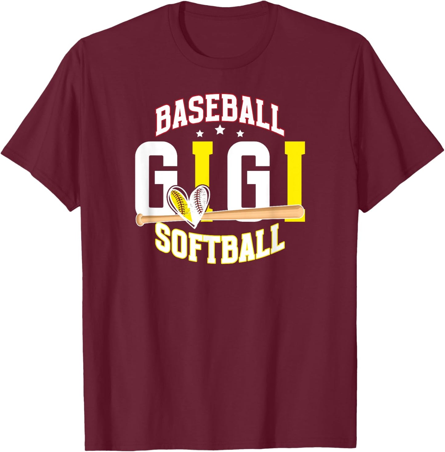 Baseball Softball Gigi Of Softball Baseball Player T-Shirt - T-Shirt | Maroon