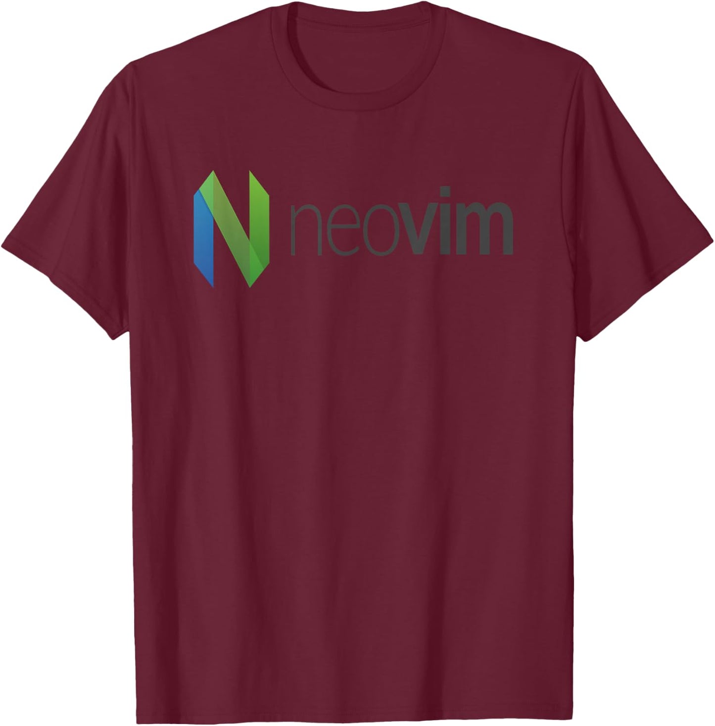 Neovim Vim Vi IMproved Script Text Editor T-Shirt - T-Shirt | Maroon