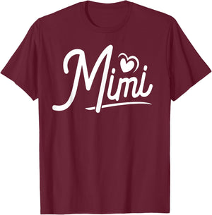 Mimi Gifts from Grandchildren Mimi Shirts Mimi T-Shirt - T-Shirt | Maroon