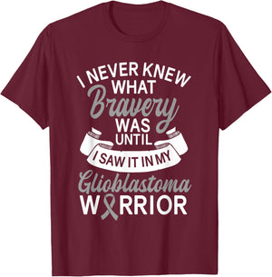 Glioblastoma Awareness GBM Advocate Brain Tumor Astrocytoma T-Shirt - T-Shirt | Maroon