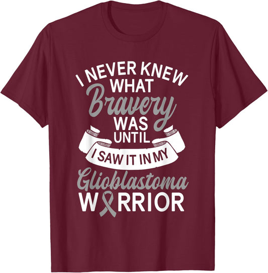 Glioblastoma Awareness GBM Advocate Brain Tumor Astrocytoma T-Shirt - T-Shirt | Maroon