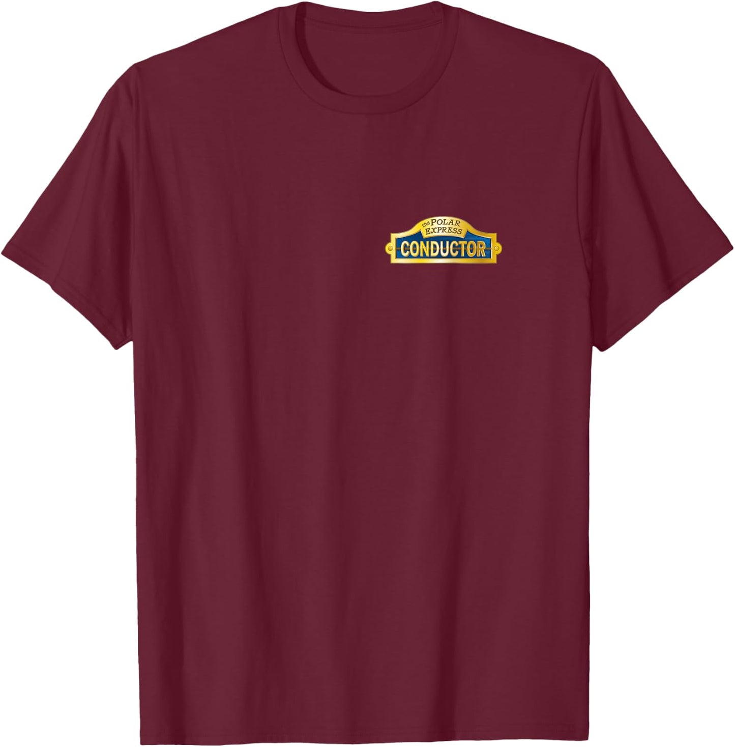 Polar Express Conductor T Shirt T-Shirt - T-Shirt | Maroon
