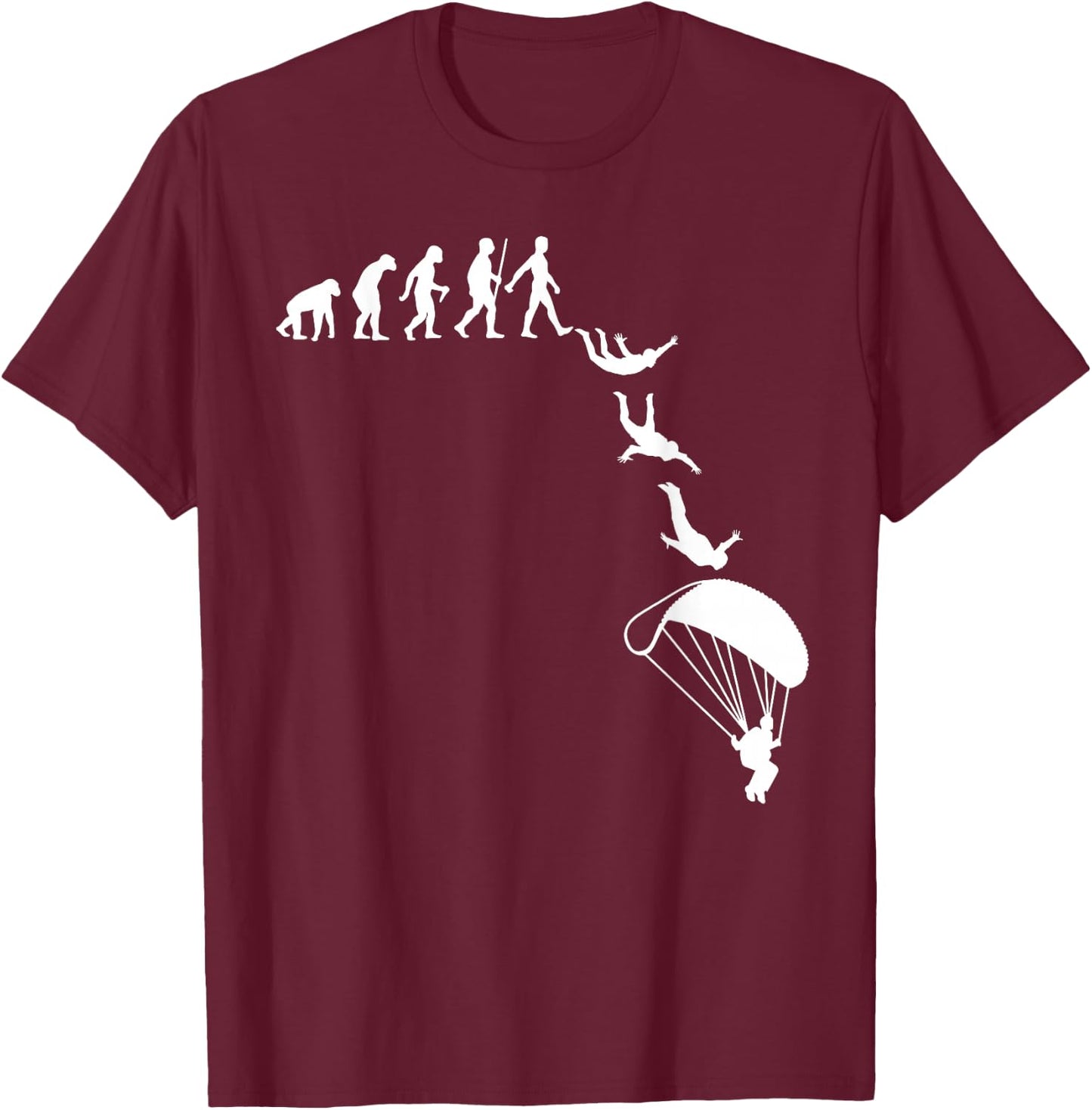 Cool Skydive Design Women Skydiver Skydiving Lovers T-Shirt - T-Shirt | Maroon