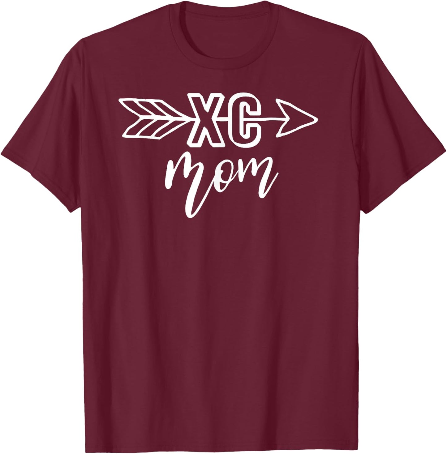 Cross Country Mom T-Shirt - T-Shirt | Maroon