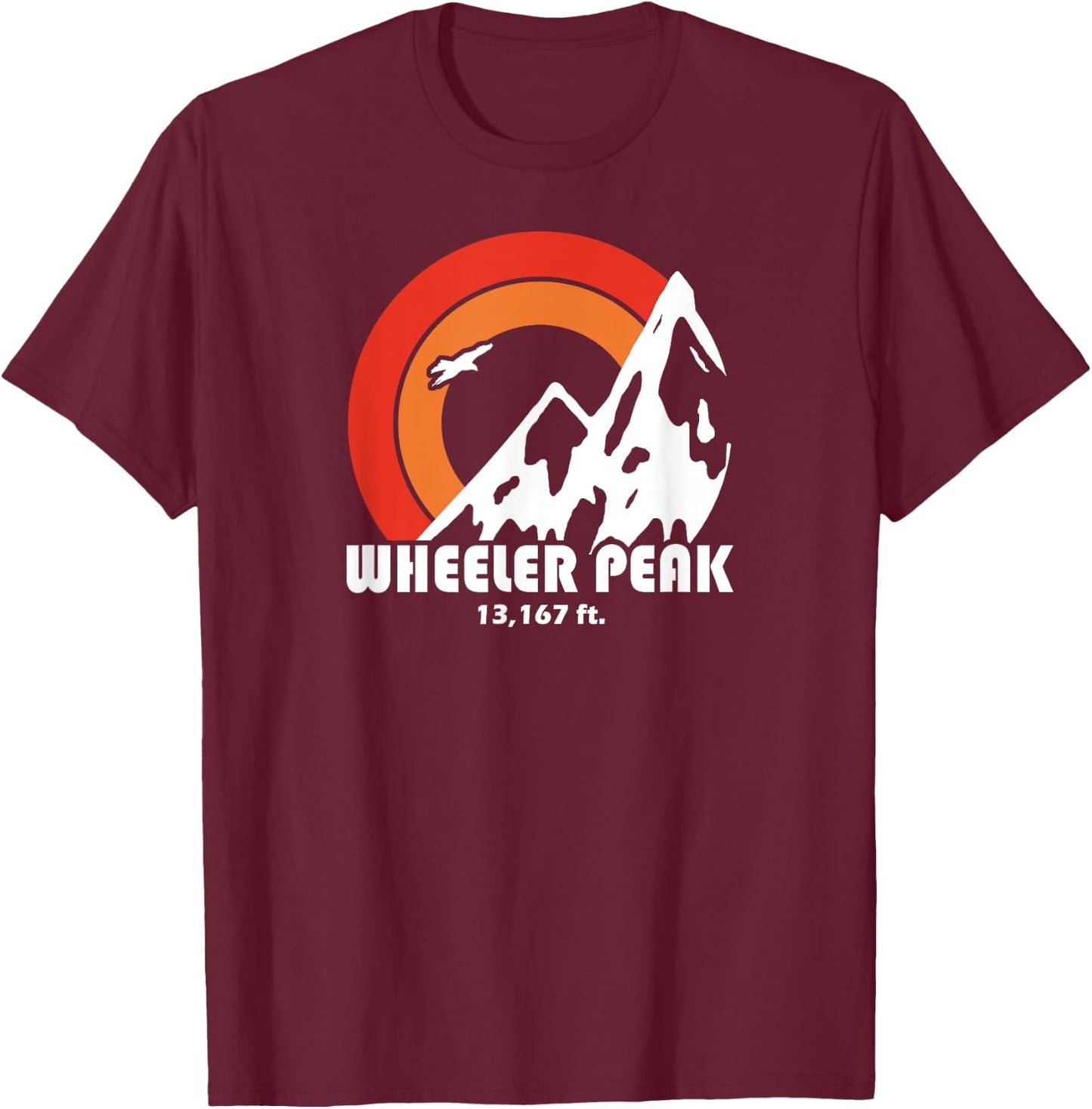 Wheeler Peak T-Shirt - T-Shirt | Maroon
