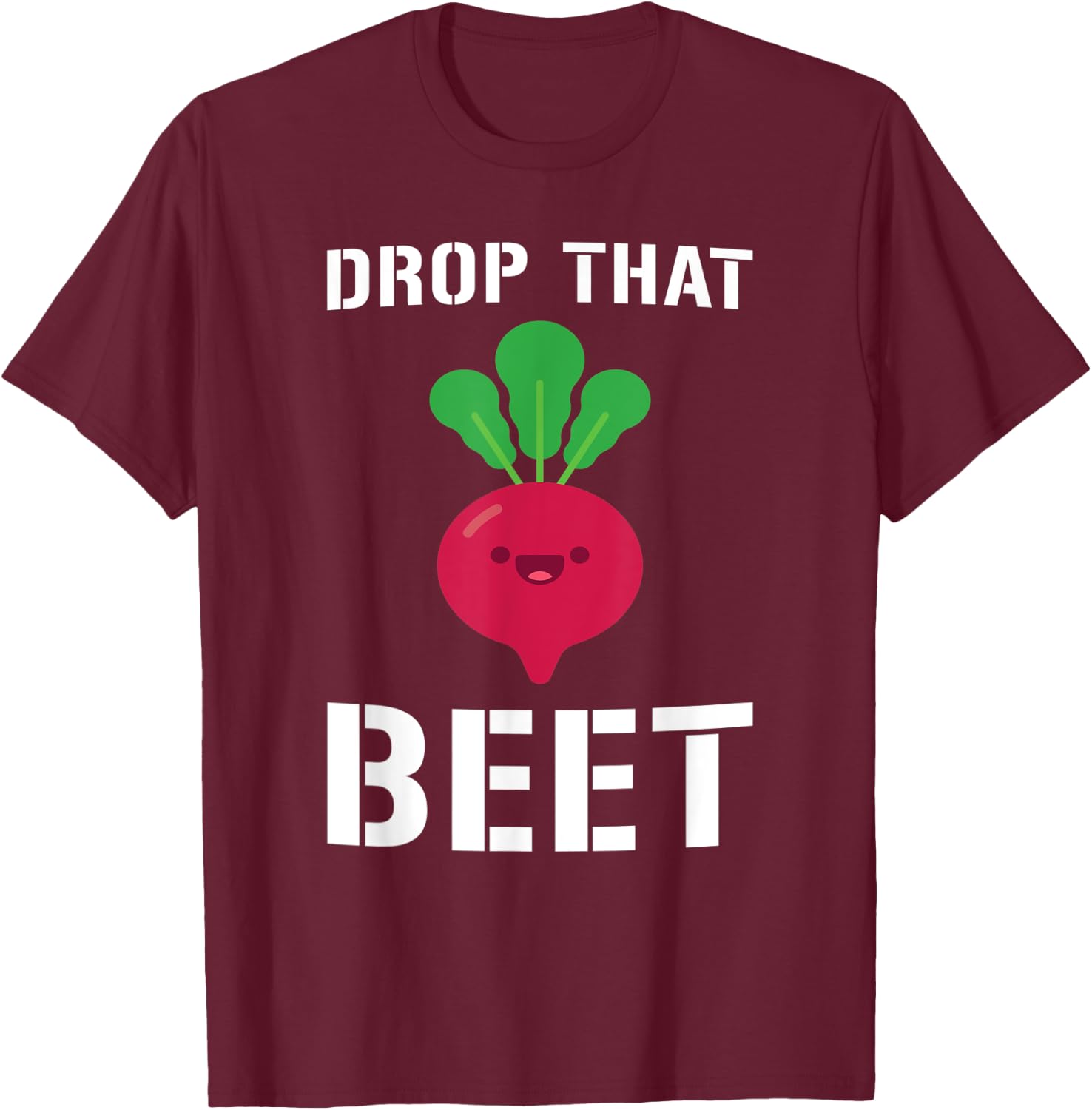 Drop That Beet EDM Rave Festival DJ Funny T-Shirt - T-Shirt | Maroon