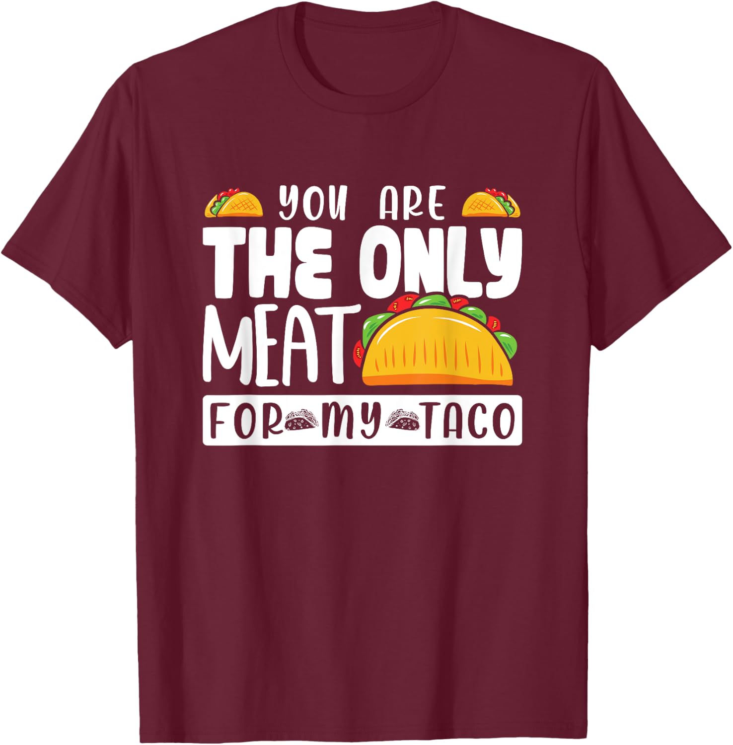 Cinco De Mayo Taco Costume Adult Taco Pajamas Kids T-Shirt - T-Shirt | Maroon