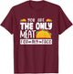 Cinco De Mayo Taco Costume Adult Taco Pajamas Kids T-Shirt - T-Shirt | Maroon