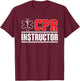 CPR Instructor design Training and Teaching EMS Ambulance T-Shirt - T-Shirt | Maroon