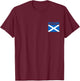 Scotland Flag Cool Pocket Scottish Alba Flags T-Shirt - T-Shirt | Maroon