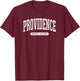 Providence Rhode Island Vacation College Style RI US T-Shirt - T-Shirt | Maroon