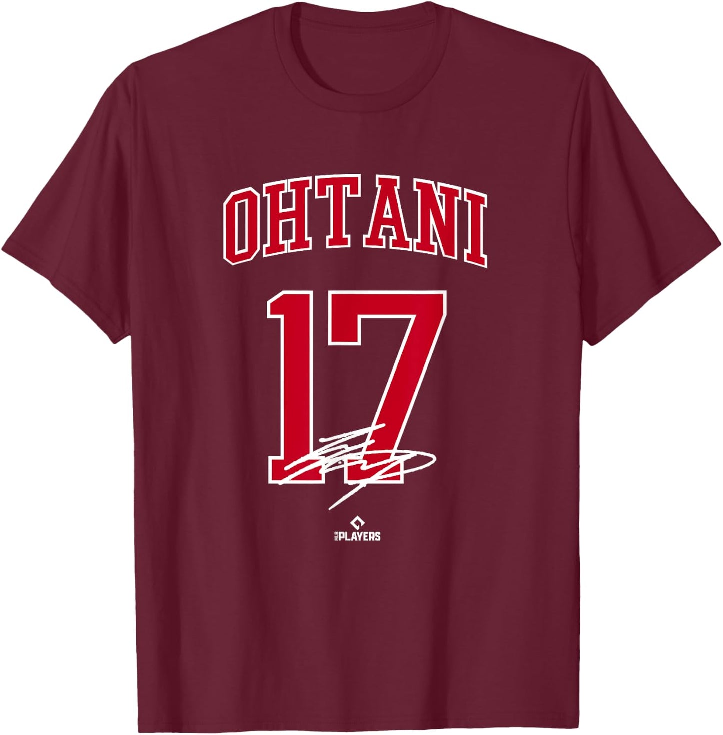 Shohei Ohtani Los Angeles Baseball Player California Sports T-Shirt - T-Shirt | Maroon