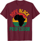 Dope Black Professor - Melanated Professor, Black History T-Shirt - T-Shirt | Maroon