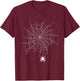 Spider Web Lazy DIY Halloween Costume Spooky Insect T-Shirt - T-Shirt | Maroon