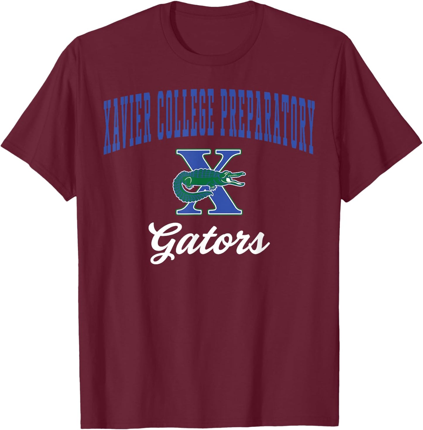 Xavier College Prep High School Gators C3 T-Shirt - T-Shirt | Maroon