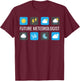 Future Meteorologist Weather Forecast Icons Gift T-Shirt - T-Shirt | Maroon