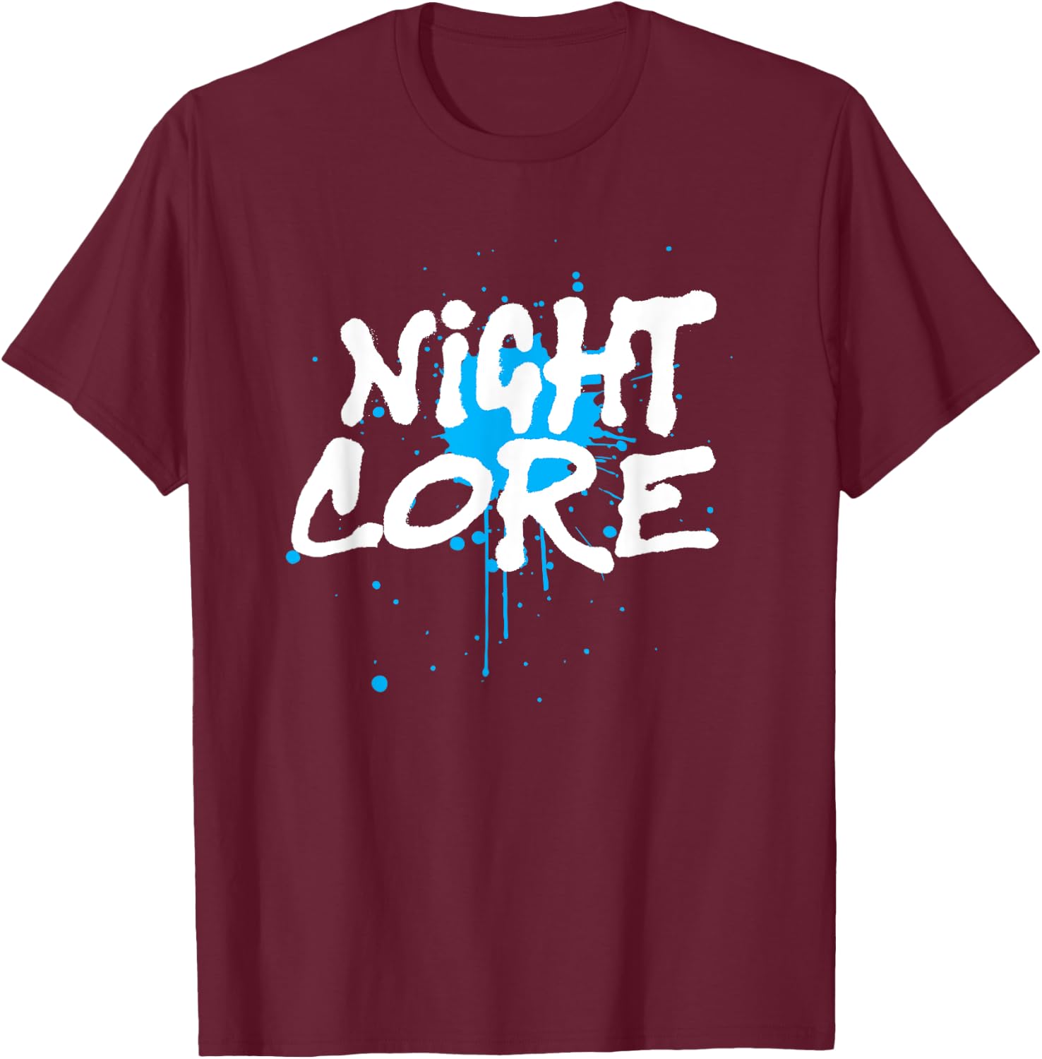 Nightcore Electronic Music Lovers T-Shirt - T-Shirt | Maroon