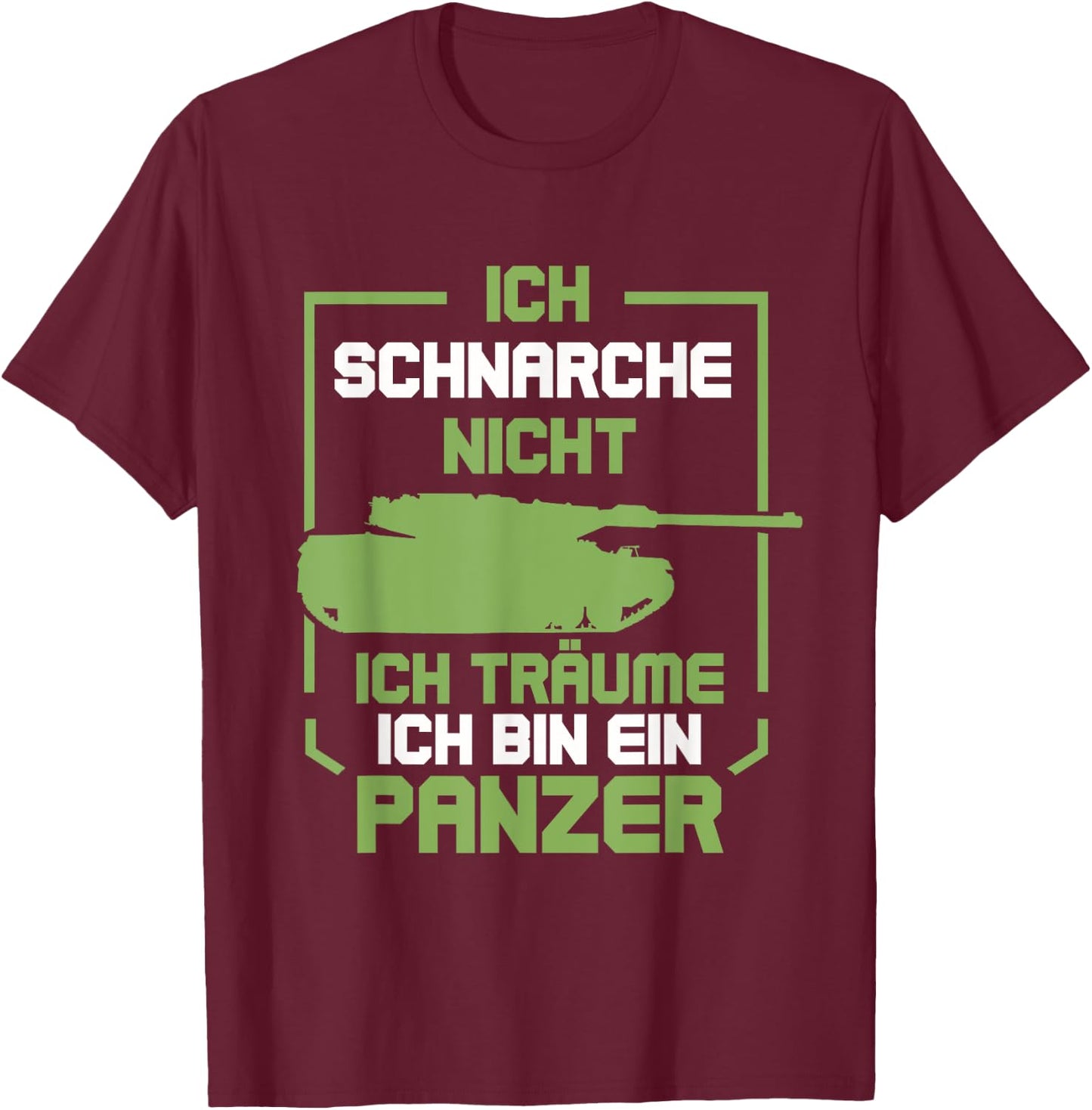 Tank Driver for Military German Army Tiger Tank WW2 T-Shirt - T-Shirt | Maroon