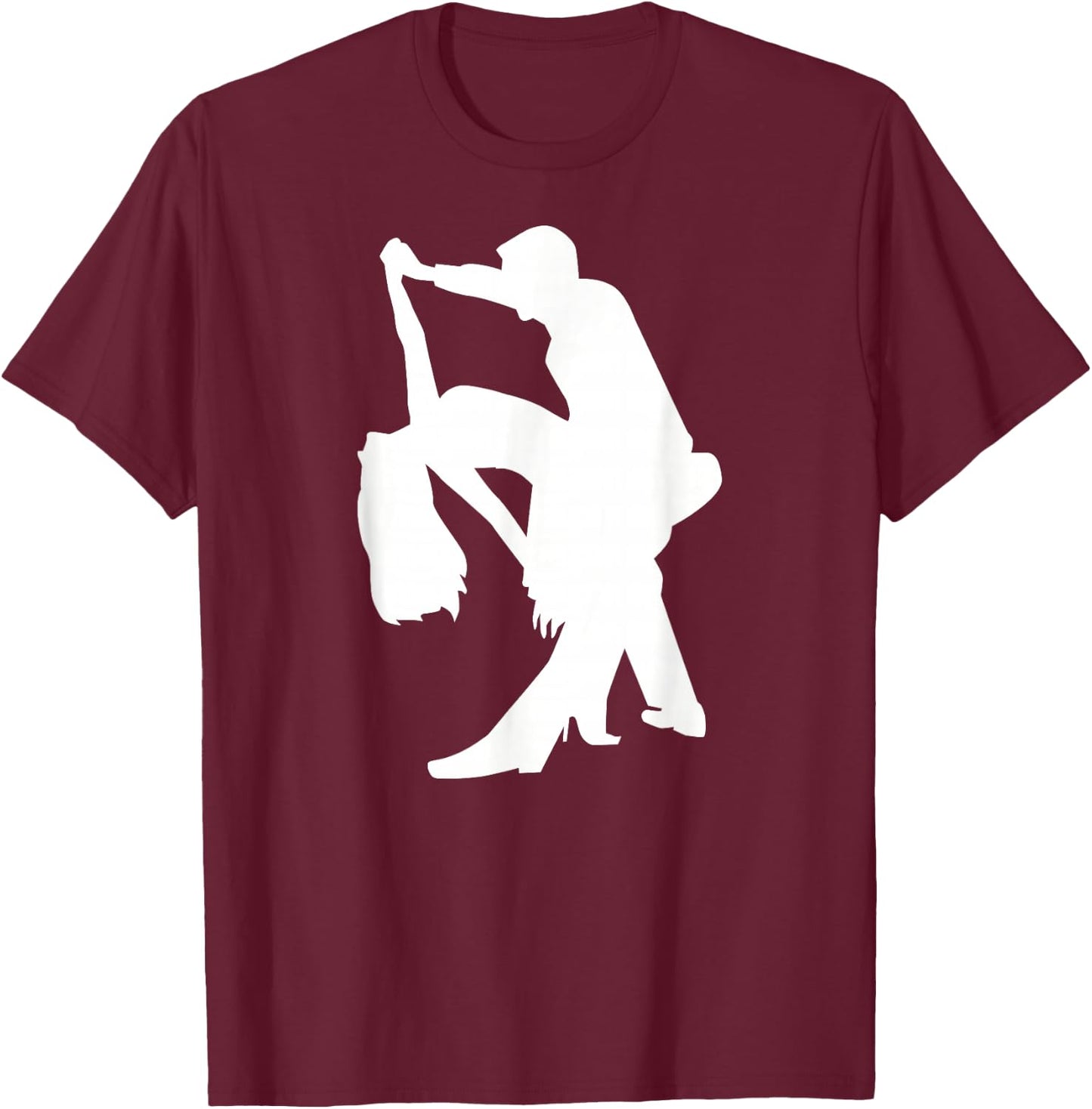 Ballroom dancing couple T-Shirt - T-Shirt | Maroon