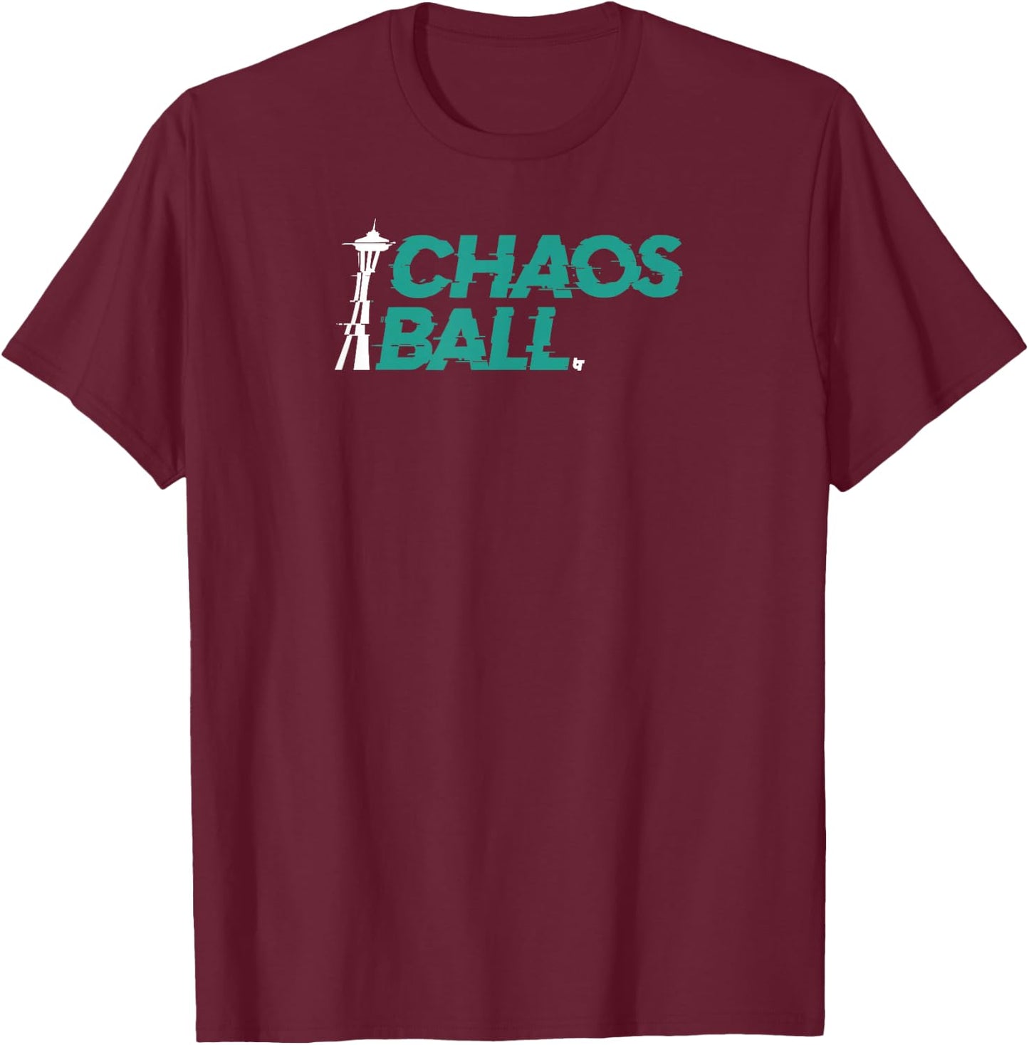 Mariners: Chaos Ball T-Shirt - T-Shirt | Maroon