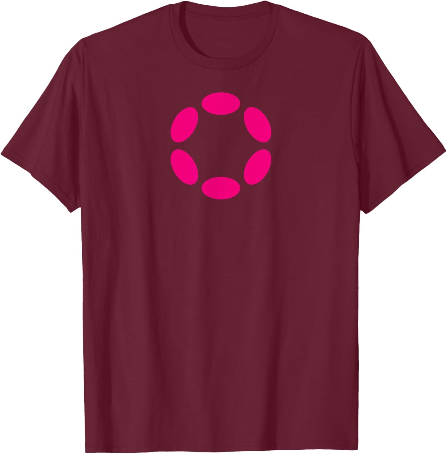 Polkadot DOT Green Crypto Sustainable Cryptocurrency T-Shirt - T-Shirt | Maroon