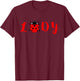 Ladybug Cute Ladybug Insect Lady Bug Lover Entomologist T-Shirt - T-Shirt | Maroon