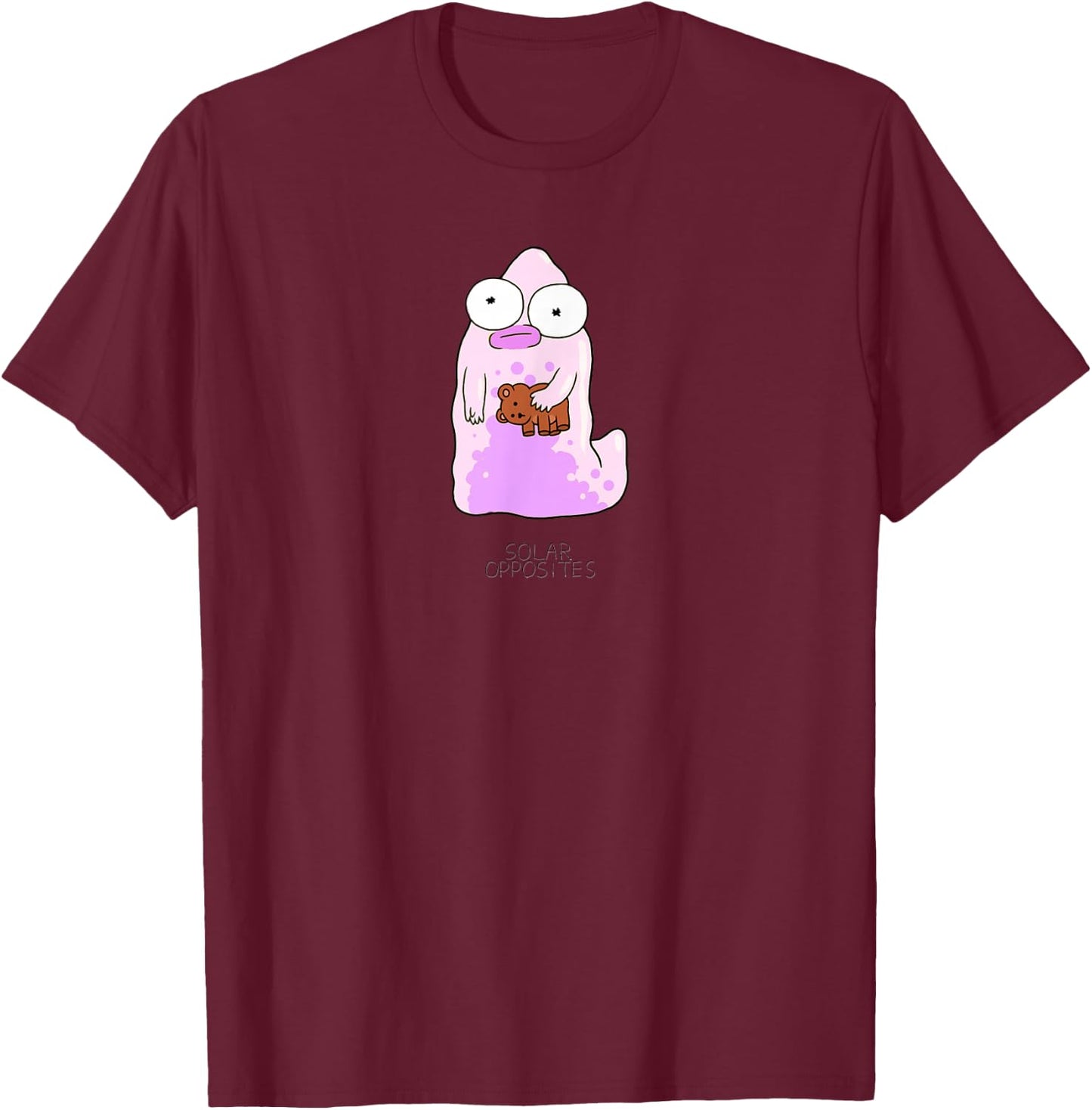 Solar Opposites The Pupa Turns Purple Midnight Blue T-Shirt - T-Shirt | Maroon