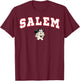Salem High School Quakers C2 T-Shirt - T-Shirt | Maroon