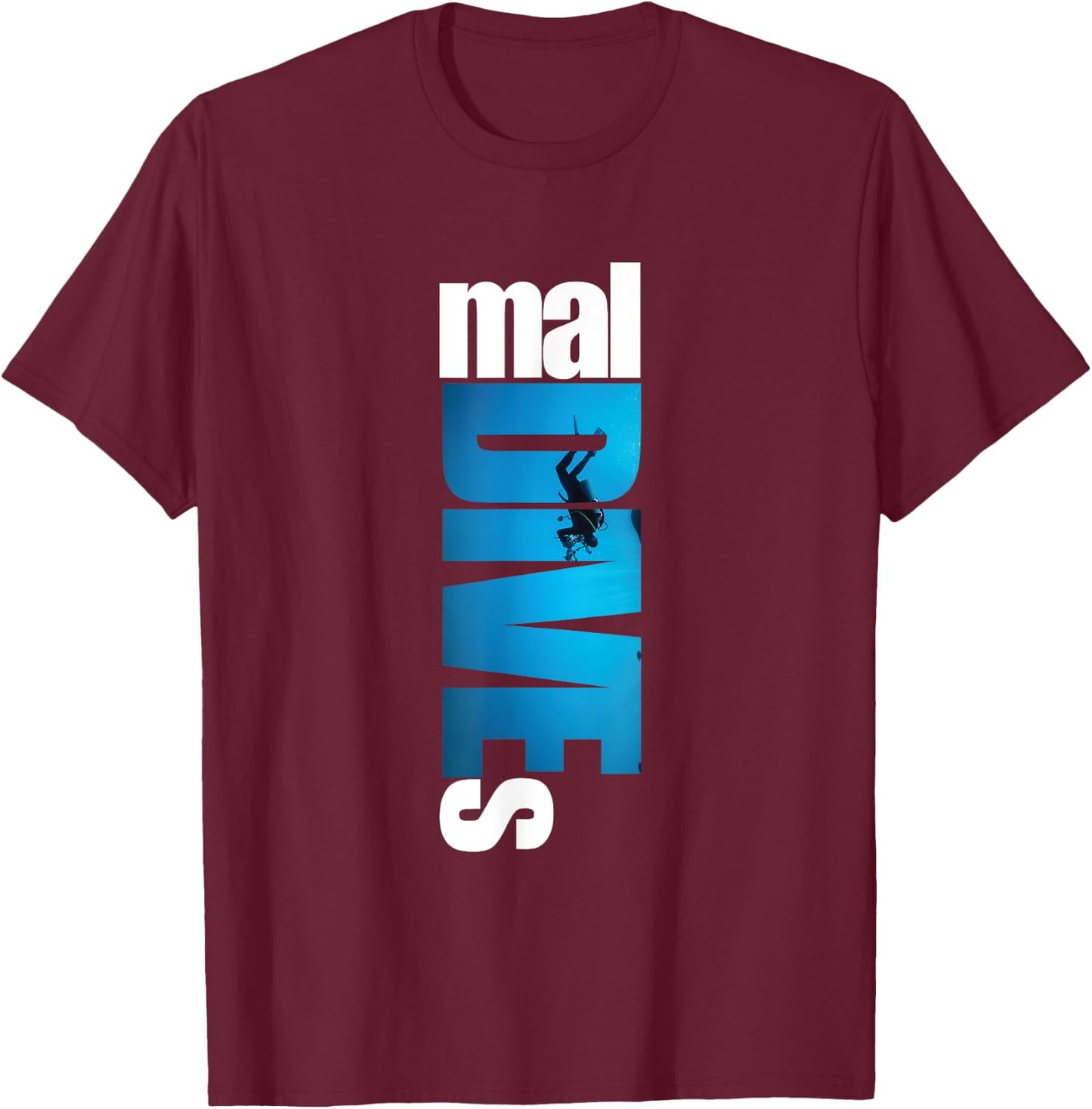 Maldives Maldives Diving Outfit Dive T-Shirt - T-Shirt | Maroon
