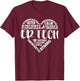 ER Technician Emergency Room T-Shirt - T-Shirt | Maroon