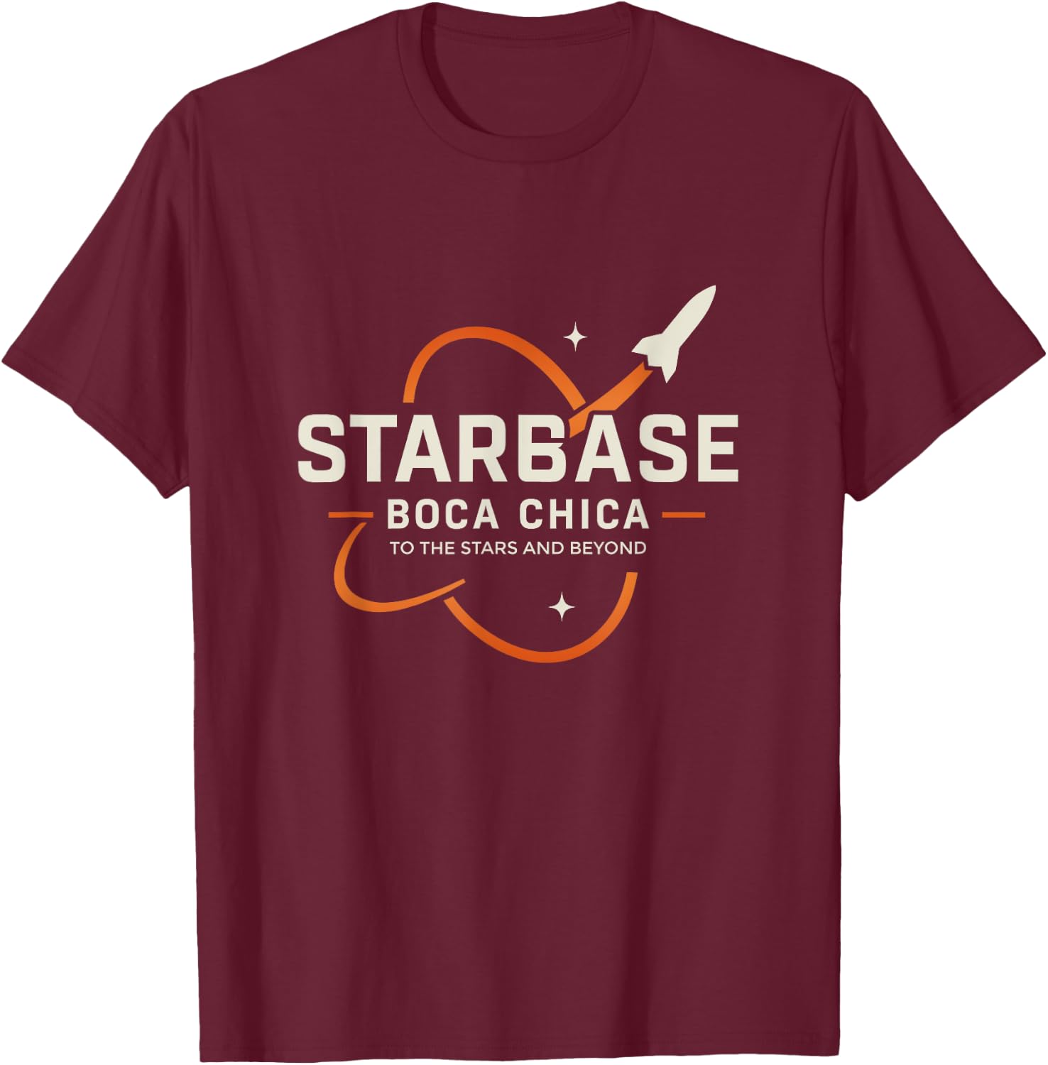Starbase Boca Chica Gift Men Women Kids T-Shirt - T-Shirt | Maroon