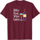Hike Now Wine Later Hiking T-Shirt - T-Shirt | Maroon