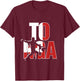 Tonga Rugby Union Jersey 2019 Fans Kit for Tongan Supporters T-Shirt - T-Shirt | Maroon