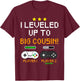 Cool Big Cousin Apparel Cousin Gamer Baby Announcement Gender Reveal Gaming , Black, Small T-Shirt - T-Shirt | Maroon