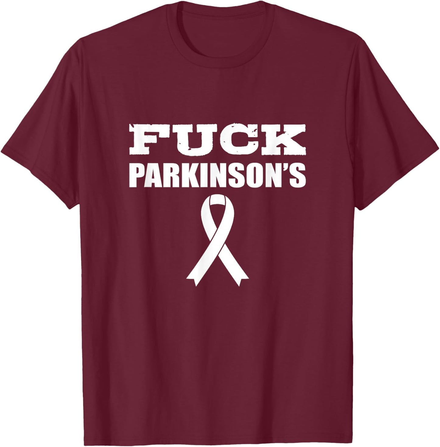 Fick Parkinson's. Grandma or Grandpa. T-Shirt - T-Shirt | Maroon