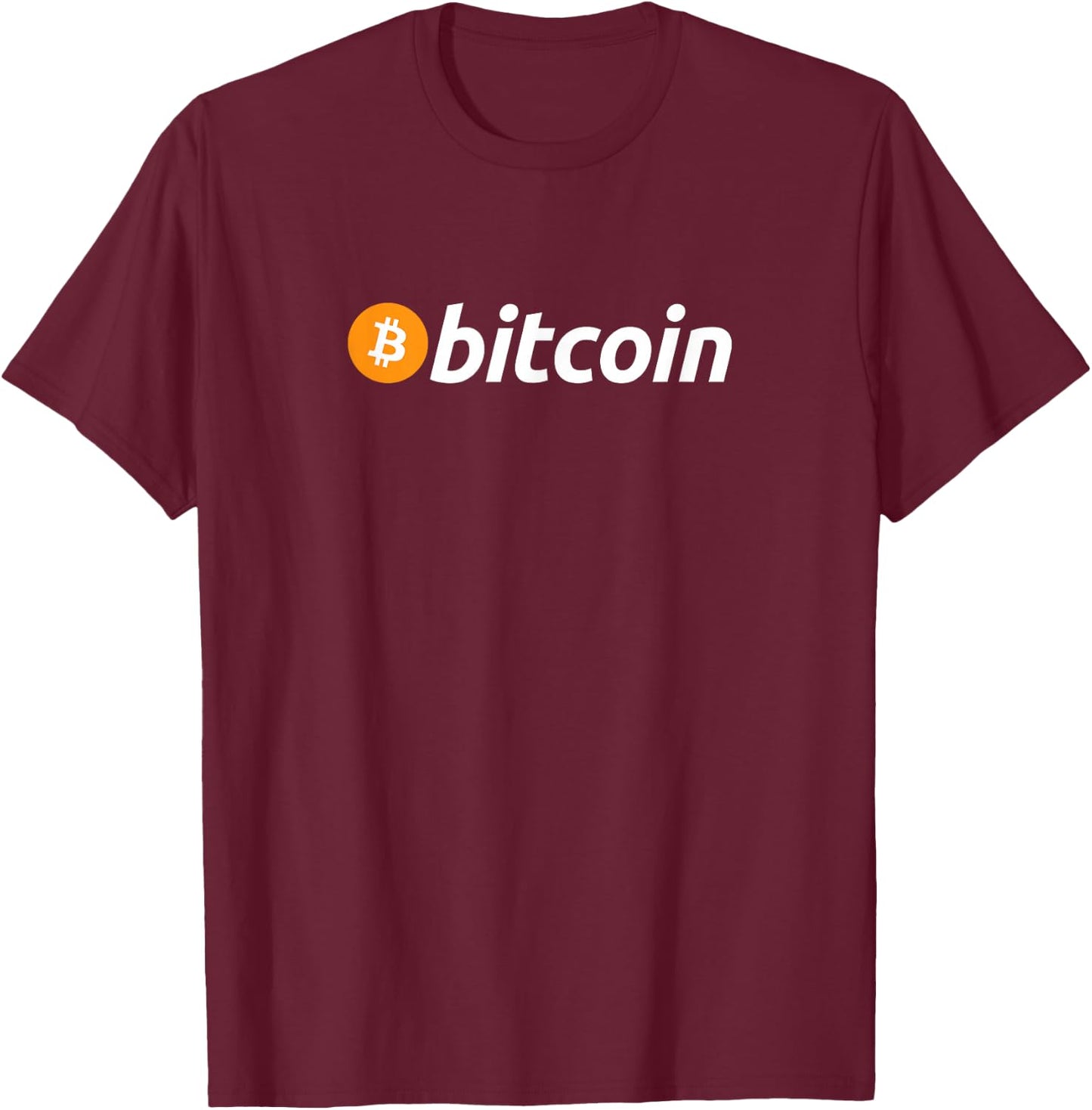Bitcoin - BTC T-Shirt - T-Shirt | Maroon