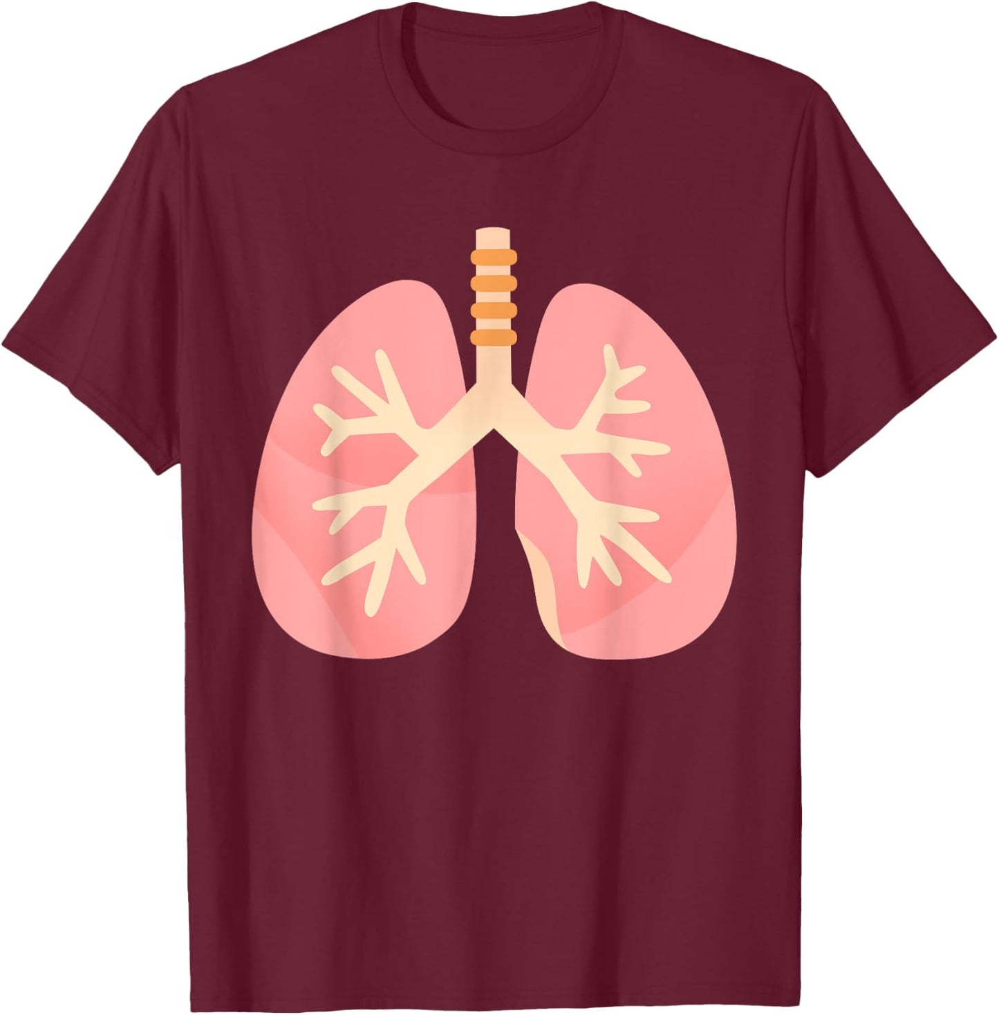 Lungs anatomical lungs Costume T-Shirt - T-Shirt | Maroon