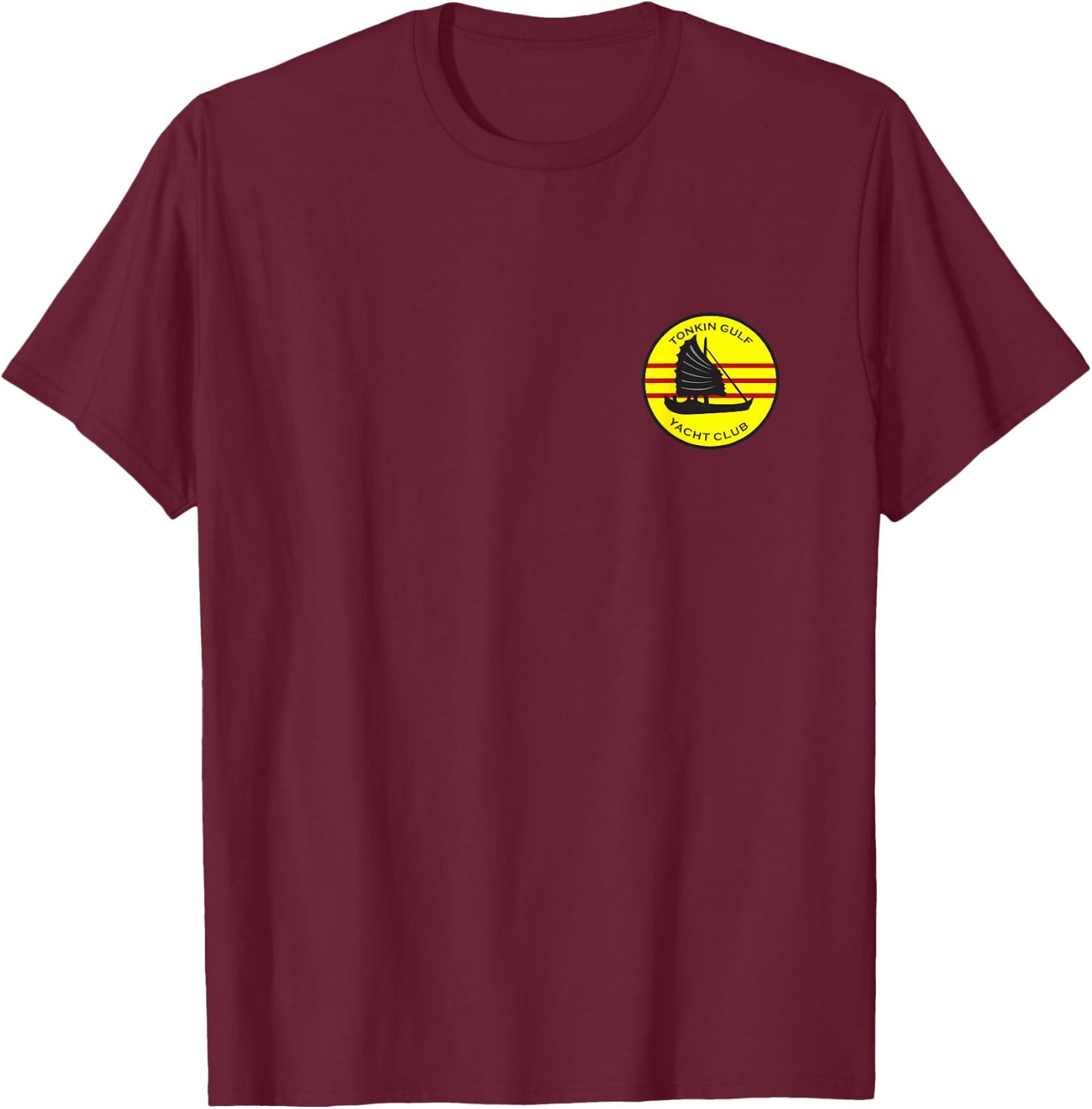 Tonkin Gulf Yacht Club Vietnam Vetran T-Shirt - T-Shirt | Maroon