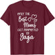 The Best Moms Get Promoted To Gaga for Special Grandma T-Shirt - T-Shirt | Maroon
