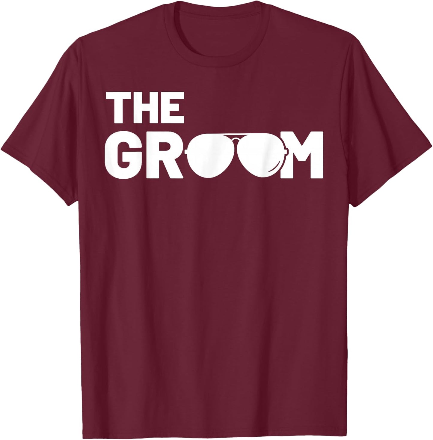 The Groom Squat Bachelor Supplies Party Wedding T-Shirt - T-Shirt | Maroon