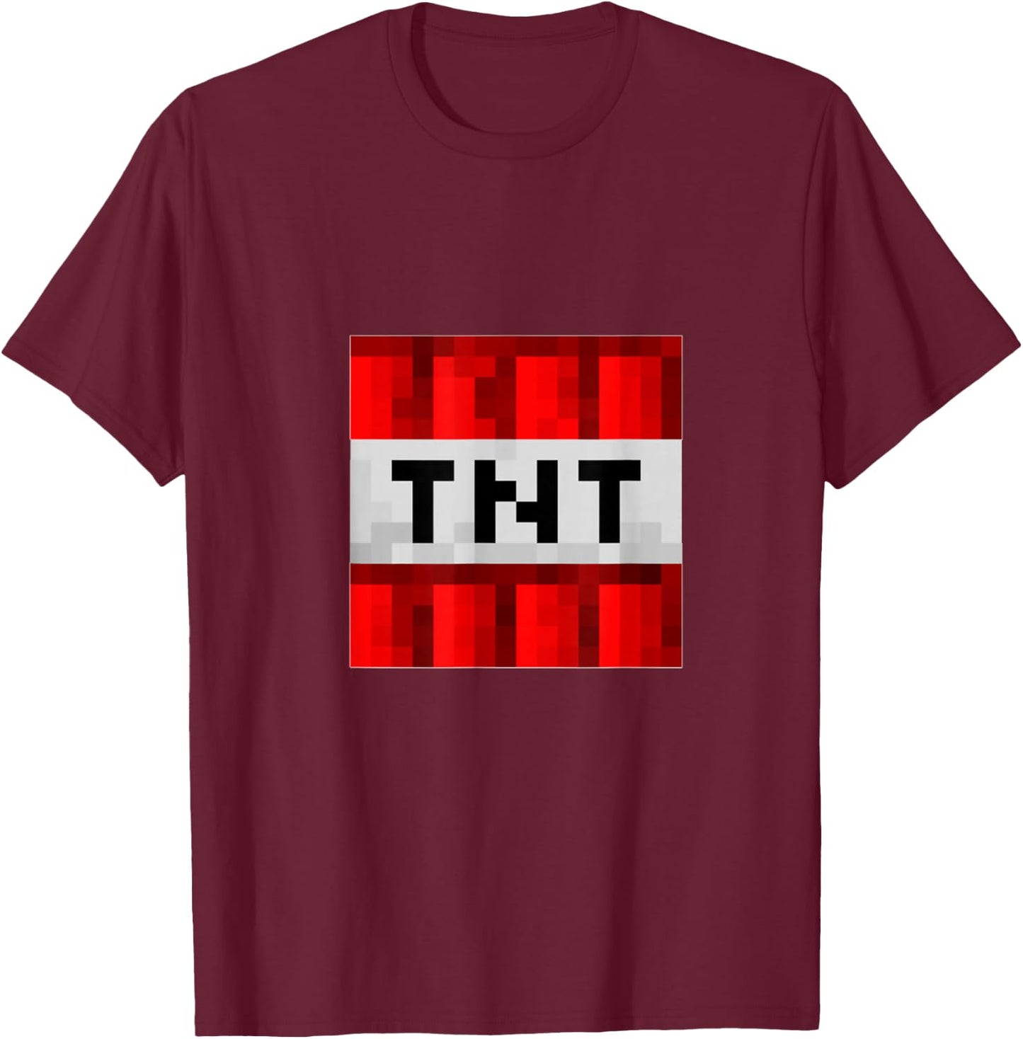 64 bit Gaming TNT Dynamite explosive design 32 bit T-Shirt - T-Shirt | Maroon