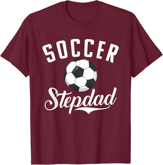 Soccer Stepdad Sport Stepdad T-Shirt - T-Shirt | Maroon