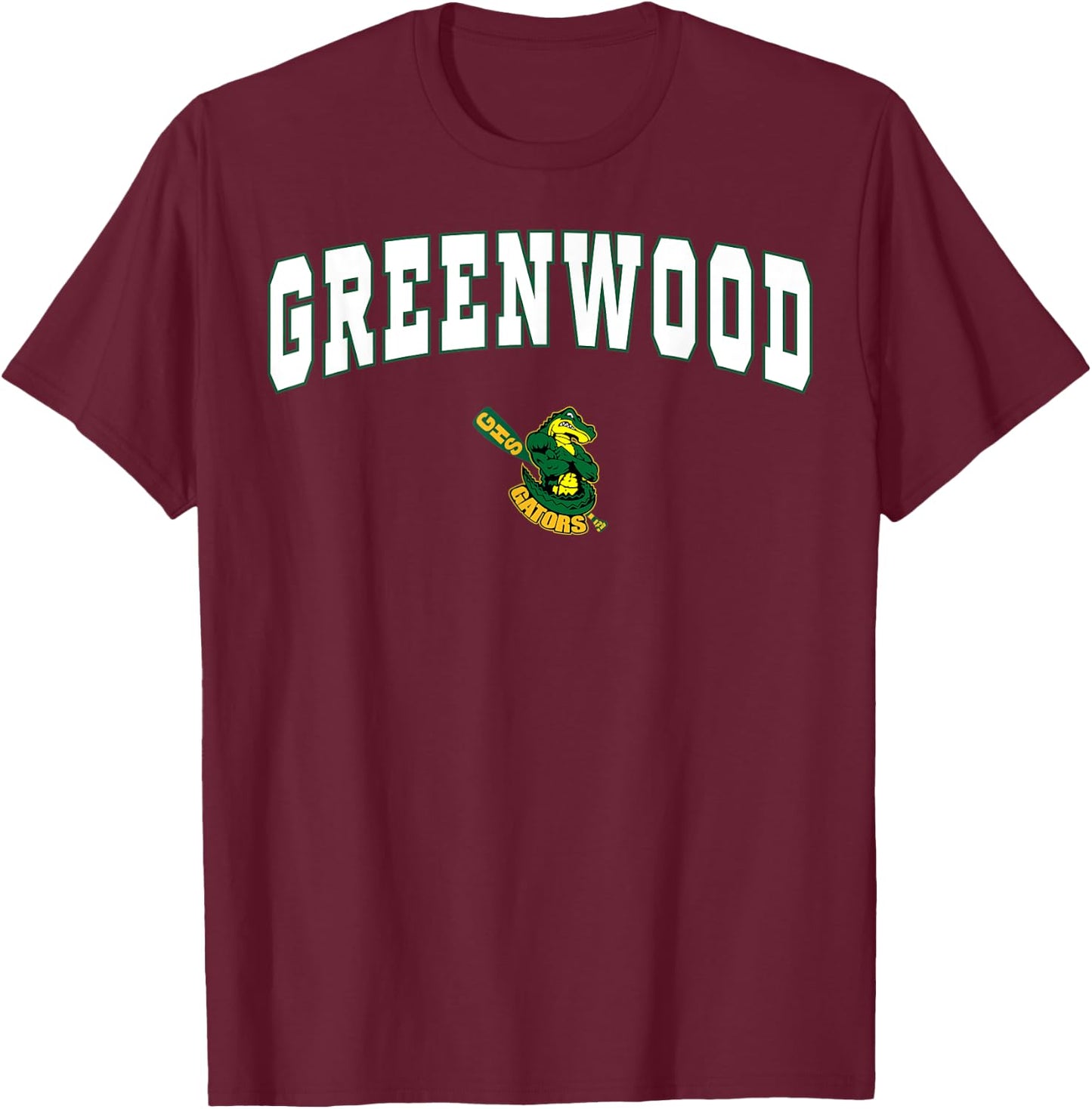 Greenwood High School Gators C2 T-Shirt - T-Shirt | Maroon