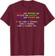 Funny computer Hexadecimal coding colors musical pun design T-Shirt - T-Shirt | Maroon