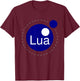 Lua Logo Lua Programming Design for Lua Programmers T-Shirt - T-Shirt | Maroon