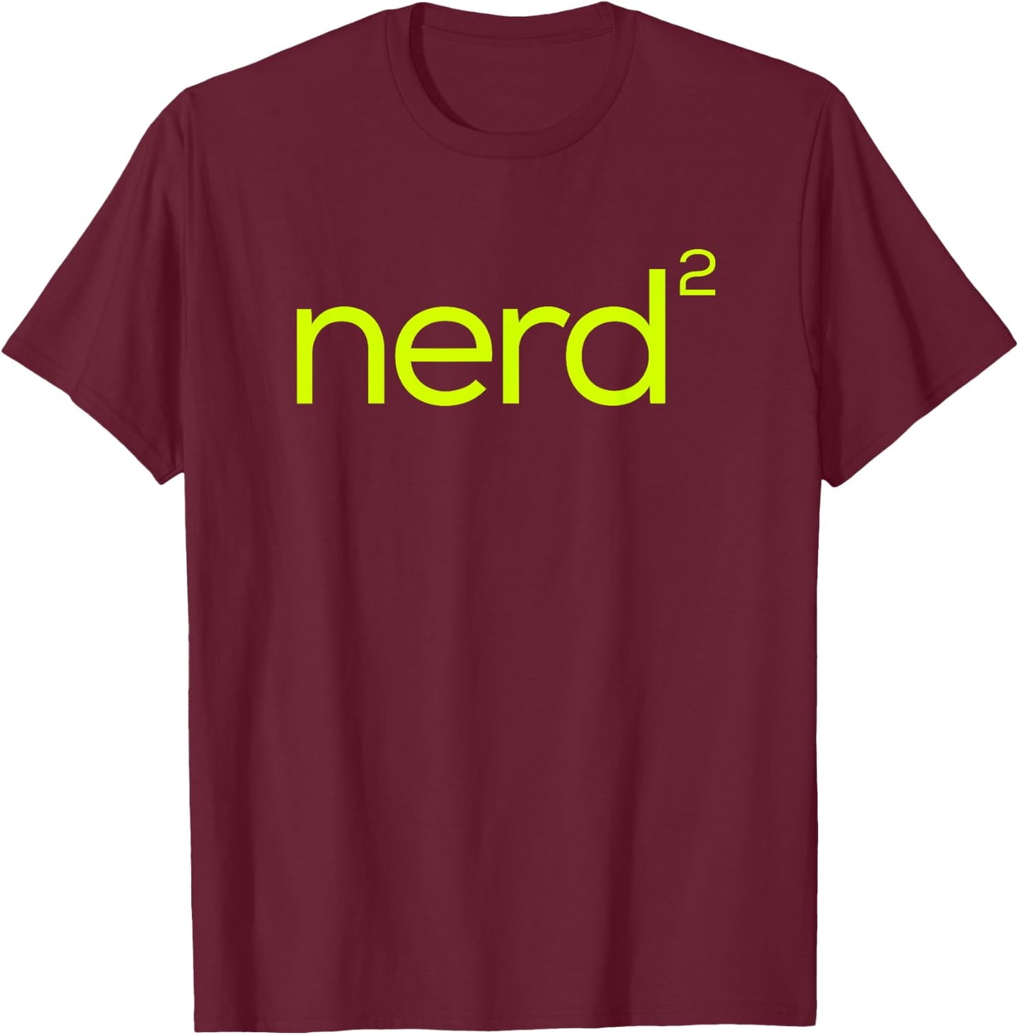 Nerd Squared T-Shirt - T-Shirt | Maroon