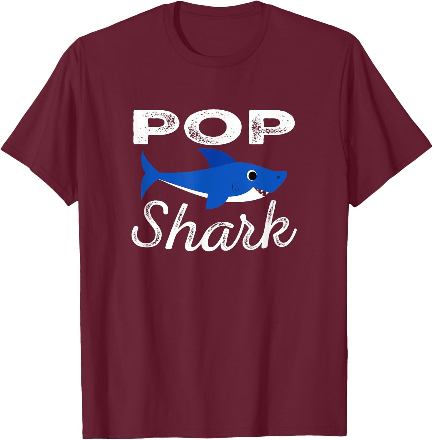 Pop Shark T-Shirt - T-Shirt | Maroon