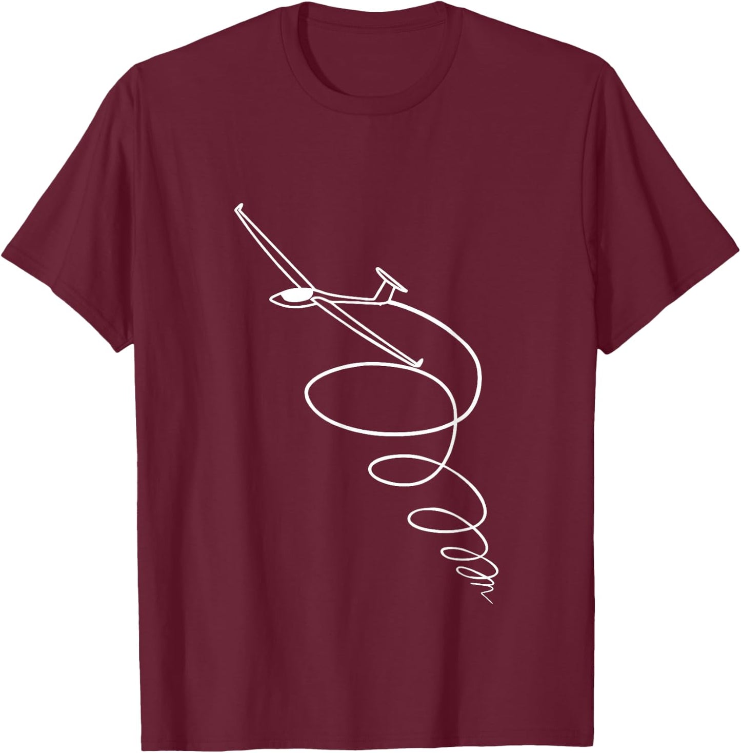 Thermals Glider Pilot Gliding Soaring t Shirt T-Shirt - T-Shirt | Maroon