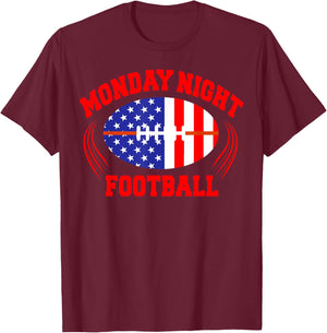 FOOTBALL MONDAY Men Children Boys Women Sports Game Fan T-Shirt - T-Shirt | Maroon